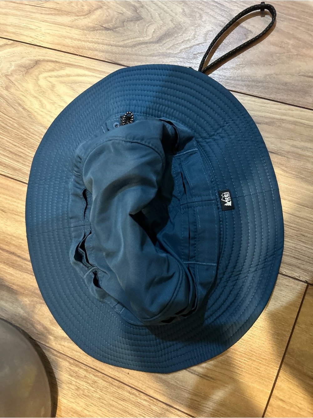 REI Deep Blue Wide-Brim Sun Hat with Chin Strap